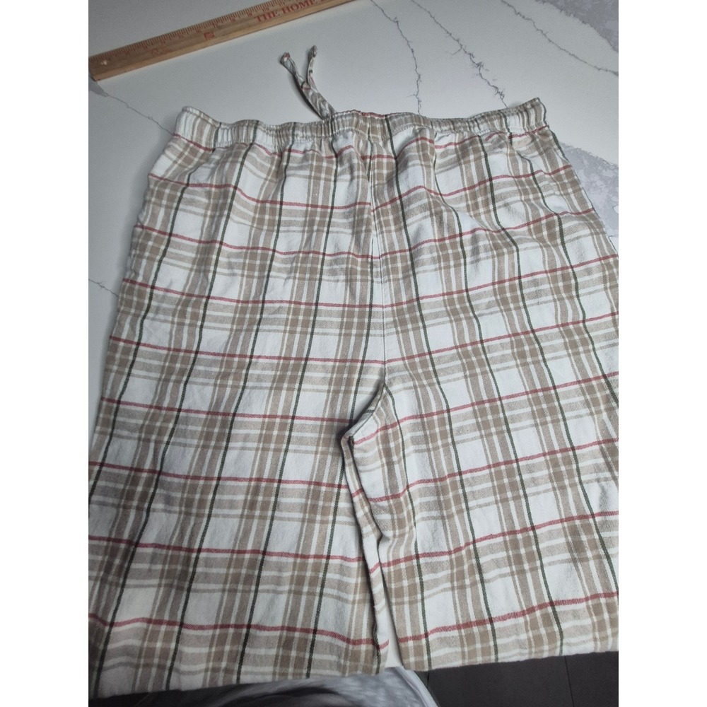 Disney Mickey Mouse Snowman Plaid Pajama Set Women's Long Sleeve top and bottoms - Picture 15 of 16